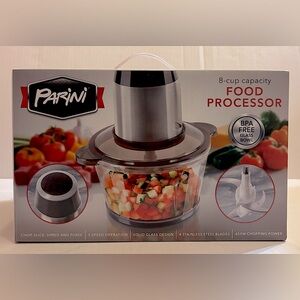 8-Cup Stainless Steel Food Processor
